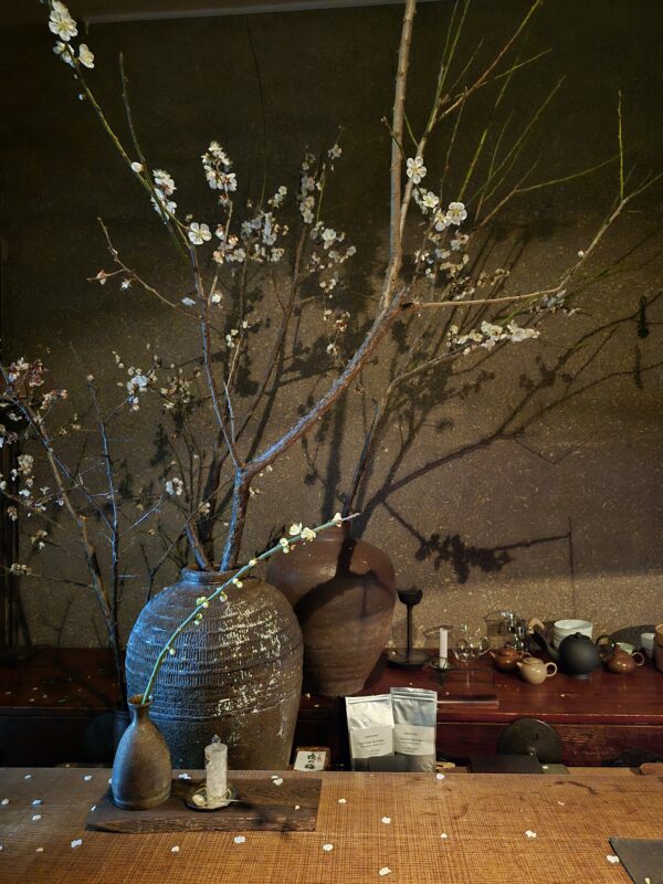 3/17　梅を楽しむ、春を感じるお茶教室でした♪